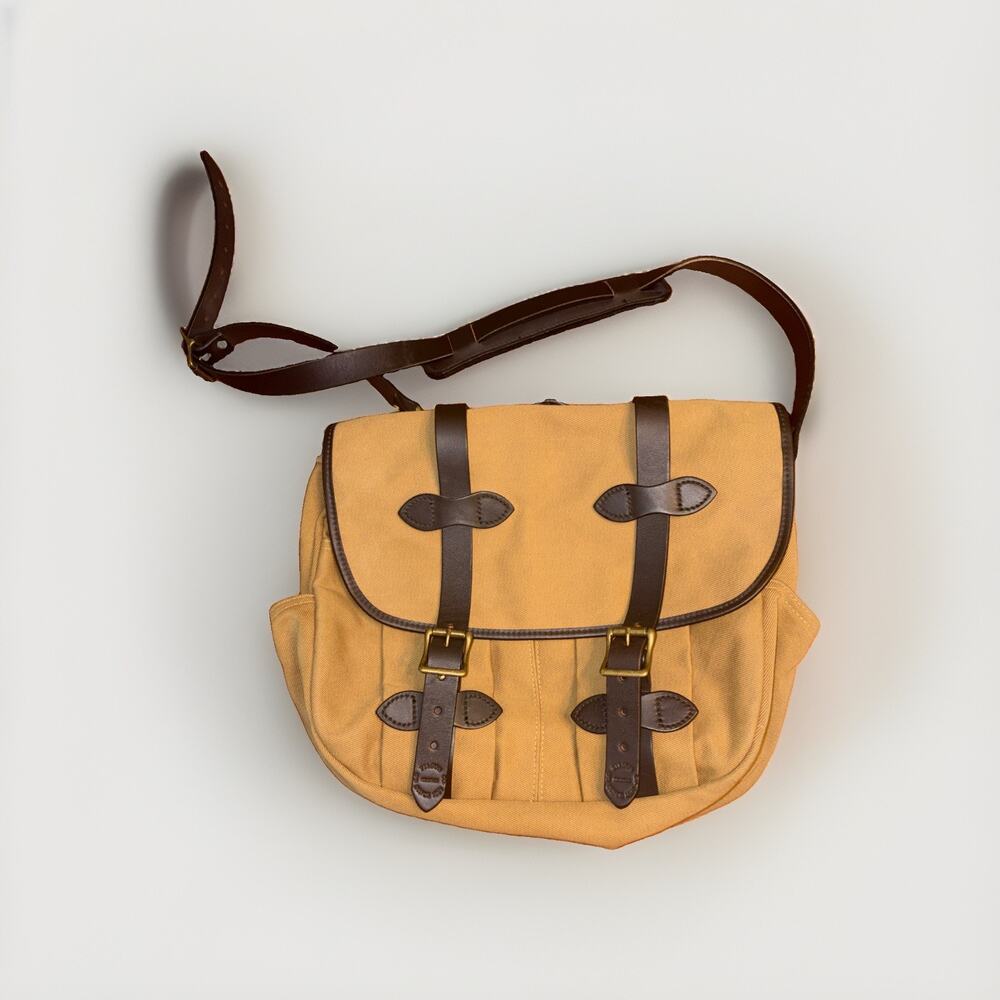 Filson Rugged Twill Medium Field Bag - Tan - Style 232 - Made in USA